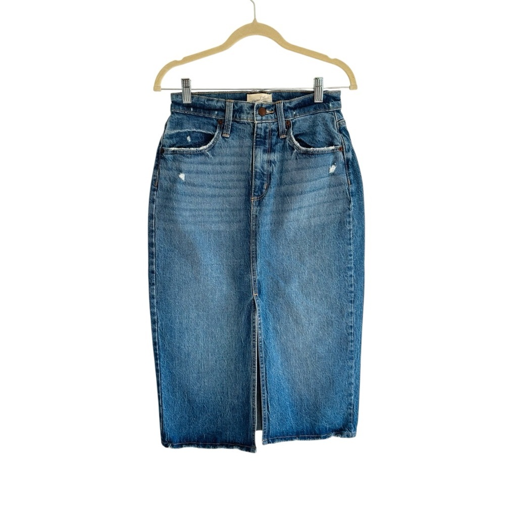 Universal Thread Medium-Wash Denim High Rise Midi… - image 4